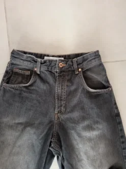 Bershka Jeans Baggy Gr 36 schwarz