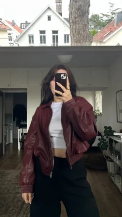 Bershka Kunstleder Jacke