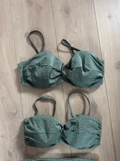 Bikini H&M grün gepunktet NEU