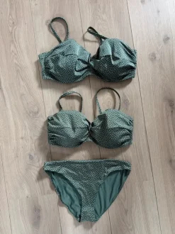 Bikini H&M grün gepunktet NEU