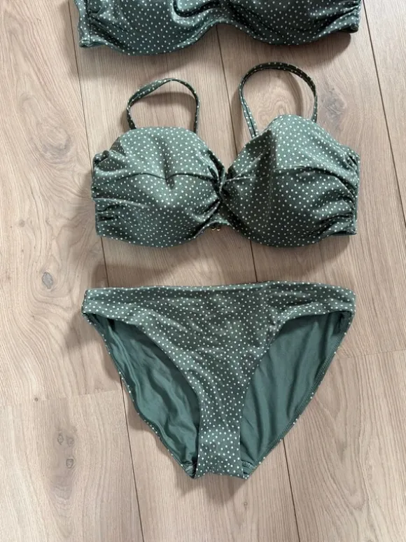 Bikini H&M grün gepunktet NEU