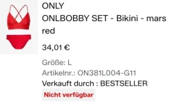 Bikini rot Only