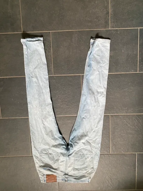 Blaue Jeans Hose