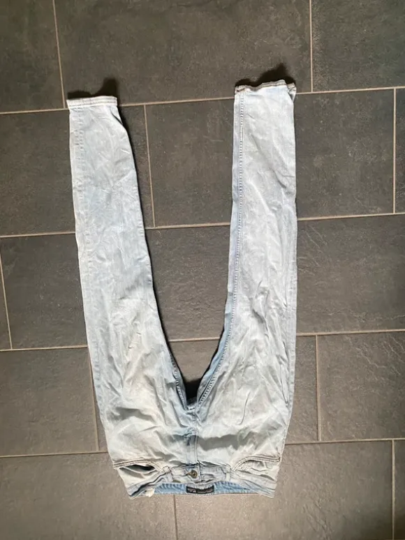 Blaue Jeans Hose