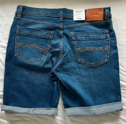 Blaue Jeans Shorts Mustang