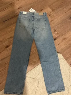 Blaue low waist Full length Jeans