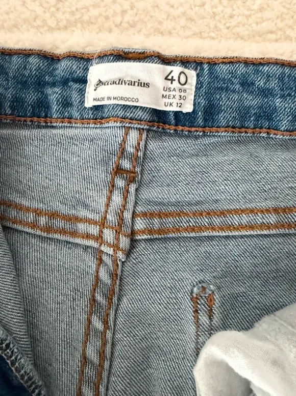 Blaue stradivarius Jeans