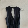 Blauer lockerer Jumpsuit für den Sommer