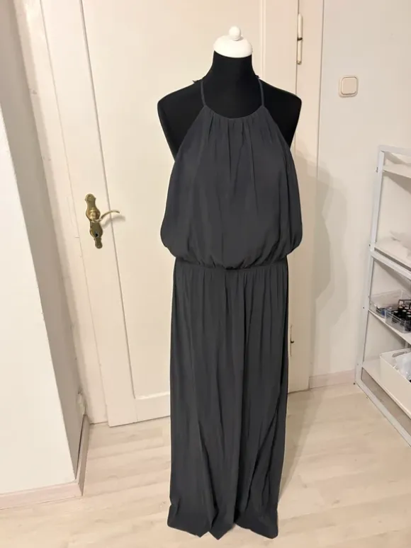 Blaues Kleid mit Spitze H&M Gr.42