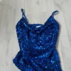 Blaues Top Glitzer