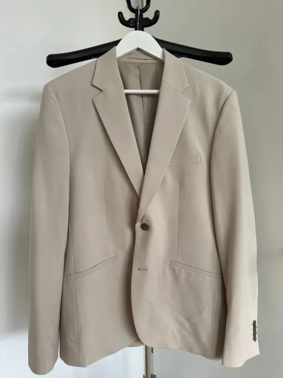 Blazer beige homme JULES taille 50 – élégant & minimaliste