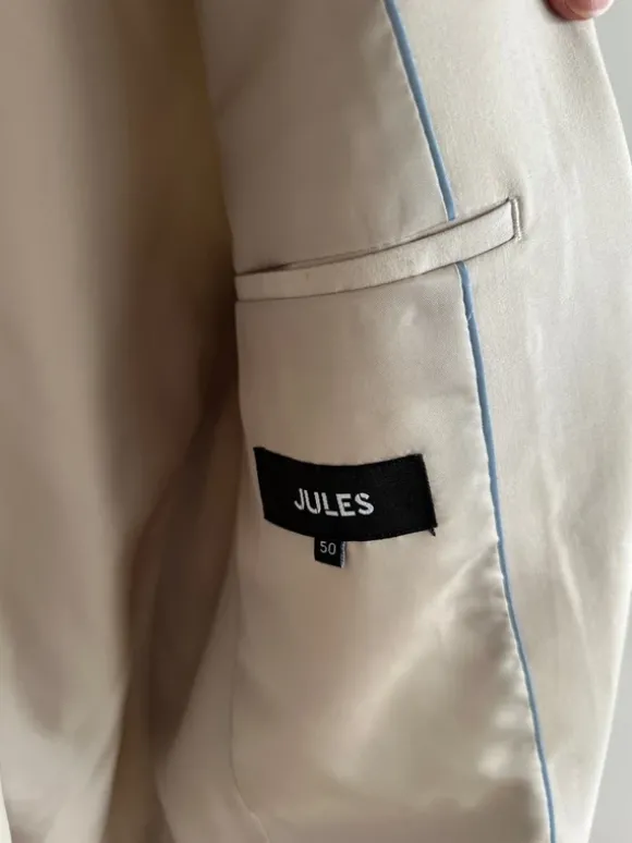 Blazer beige homme JULES taille 50 – élégant & minimaliste