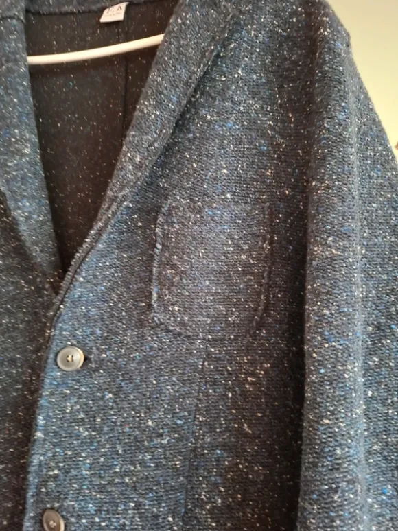 Blazer blau Gr. M von F.K. ähnlich wie eine Strickjacke