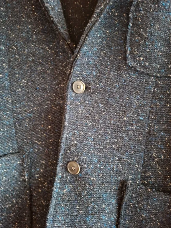 Blazer blau Gr. M von F.K. ähnlich wie eine Strickjacke