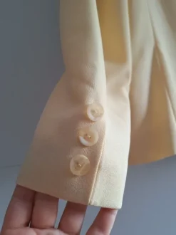 Blazer creme, hellgelb