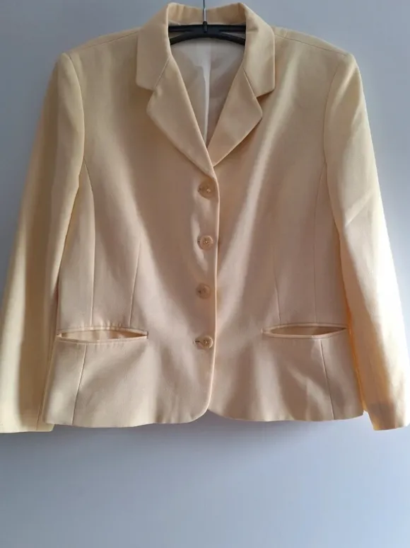 Blazer creme, hellgelb
