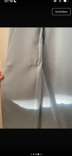 Blazer hellblau oversize H&M Gr. 40