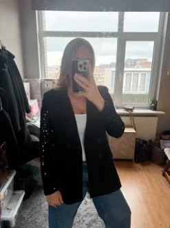 Blazer met loaver mouwen