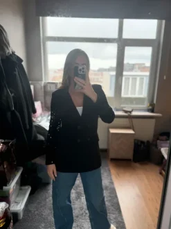 Blazer met loaver mouwen