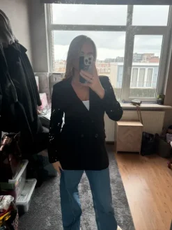 Blazer met loaver mouwen