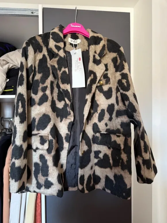 Blazer mit Leo Muster