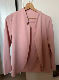 Blazer rosa cipria