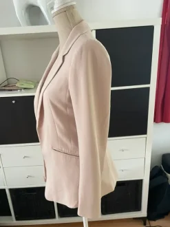 Blazer rose pâle