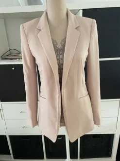 Blazer rose pâle