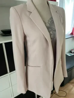 Blazer rose pâle