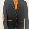 Blazer Sakko Anzugjacke patches blogger style viral S/M