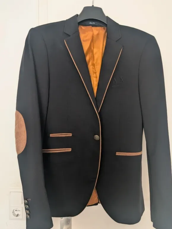 Blazer Sakko Anzugjacke patches blogger style viral S/M