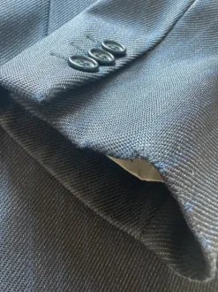 Blazer Yves Saint Laurent vintage bleu Made in France luxe