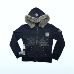 Bliss Fur Zip Hoodie - One of One