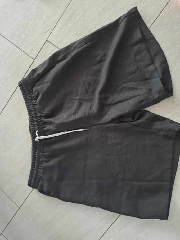 Blouse en korte broek | zwart | zomer | heren