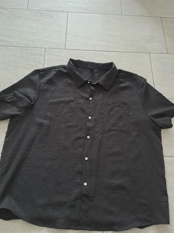 Blouse en korte broek | zwart | zomer | heren