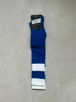 Blue Barcode Berlin football socks