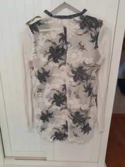 Bluse, transparent