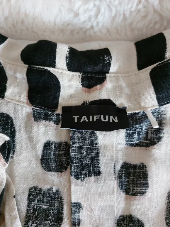 Bluse von Taifun aus Leinen