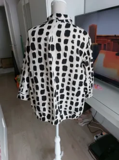 Bluse von Taifun aus Leinen