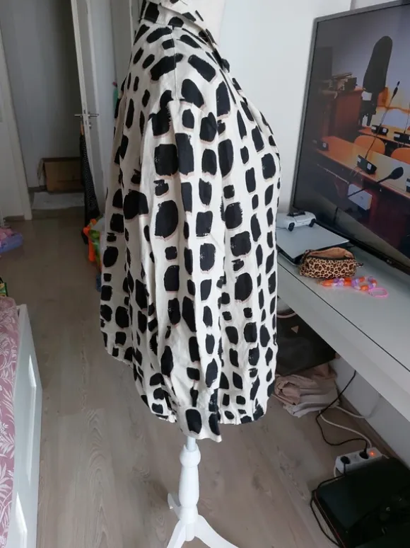 Bluse von Taifun aus Leinen