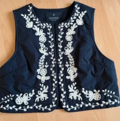 Boho Ibiza Style Weste Stickerei Gr. M