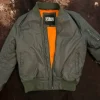 Bomberjacke Army Khaki Oversized Fit