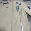 Brasilien Nike Windbreaker Creme/ weiß. S