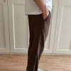Braune Stoffhose von H&M