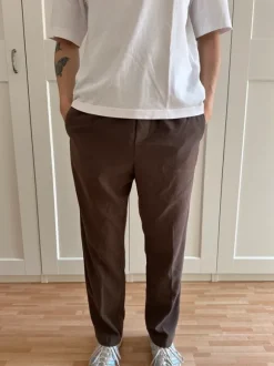 Braune Stoffhose von H&M