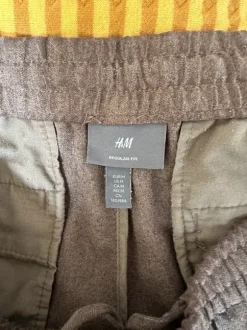 Braune Stoffhose von H&M