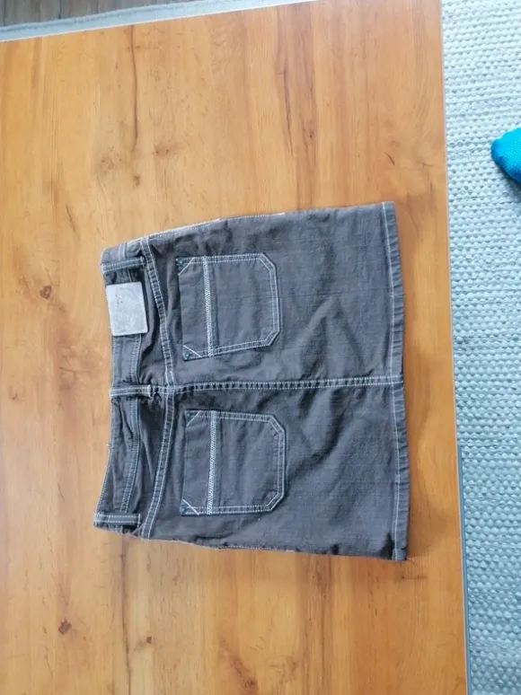 Brauner Jeansrock von Tom Tailor