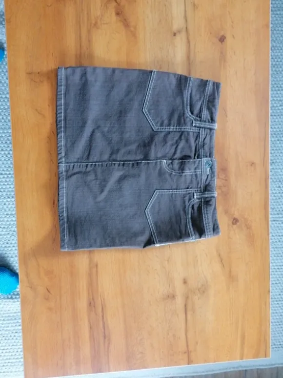 Brauner Jeansrock von Tom Tailor
