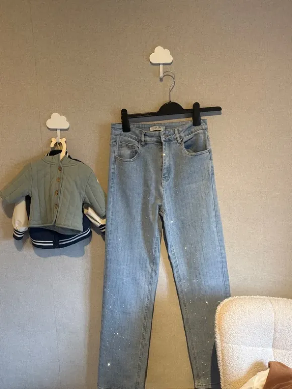 Broek met diamantjes