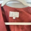 Burgundy blazer/ shawl S / M